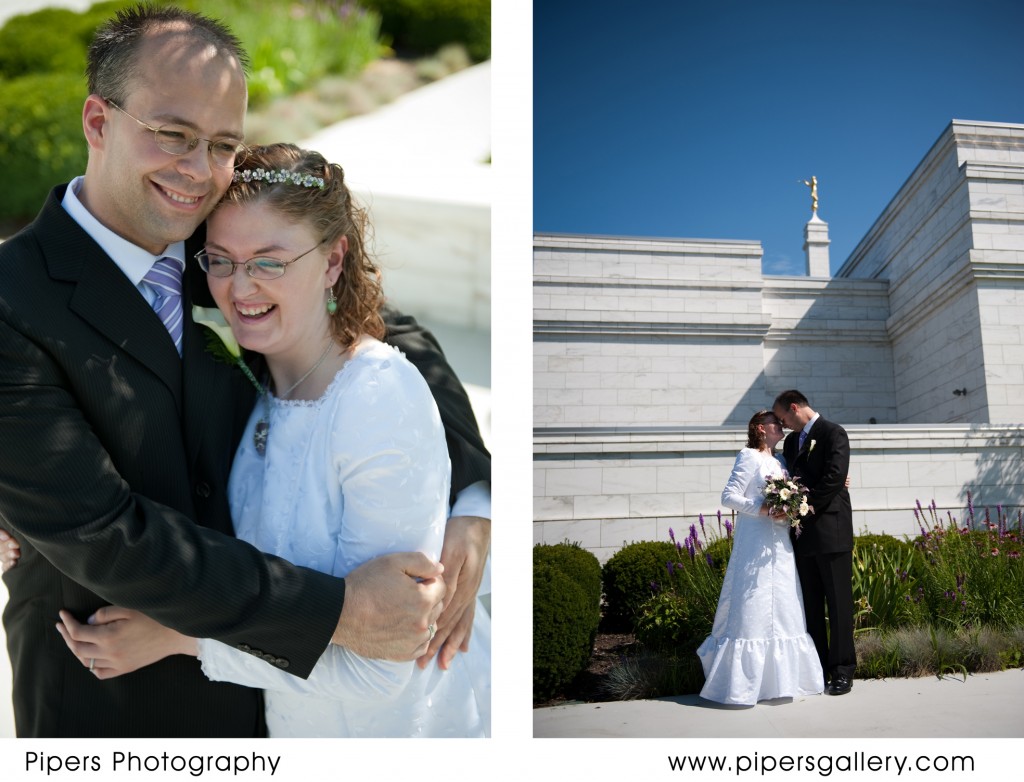 Amy and Pat - LDS temple in Columbus, OH