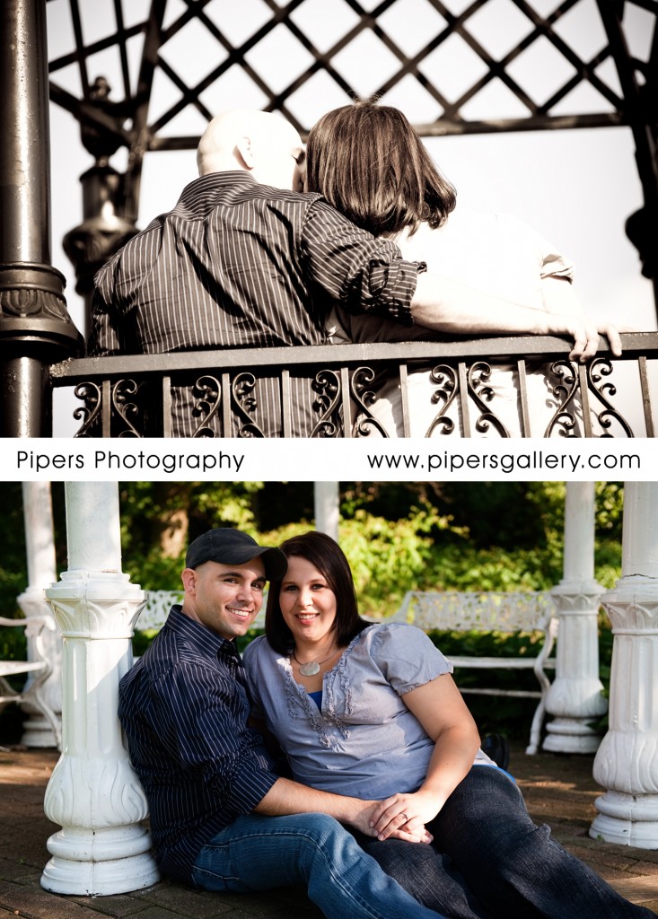 Christy and Rich - engagement session, Park of Roses Columbus, Ohio