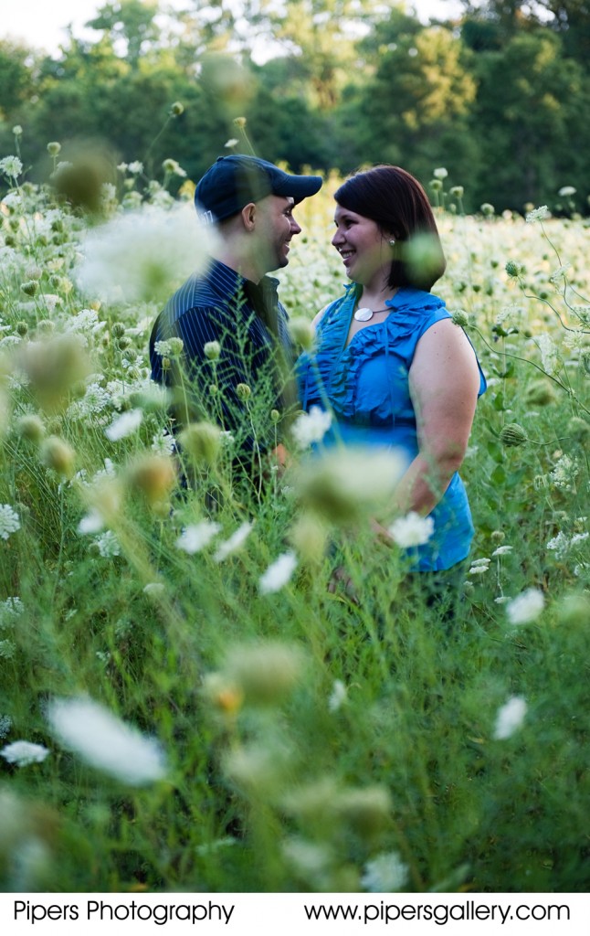 Christy and Rich - engagement session, Park of Roses Columbus, Ohio