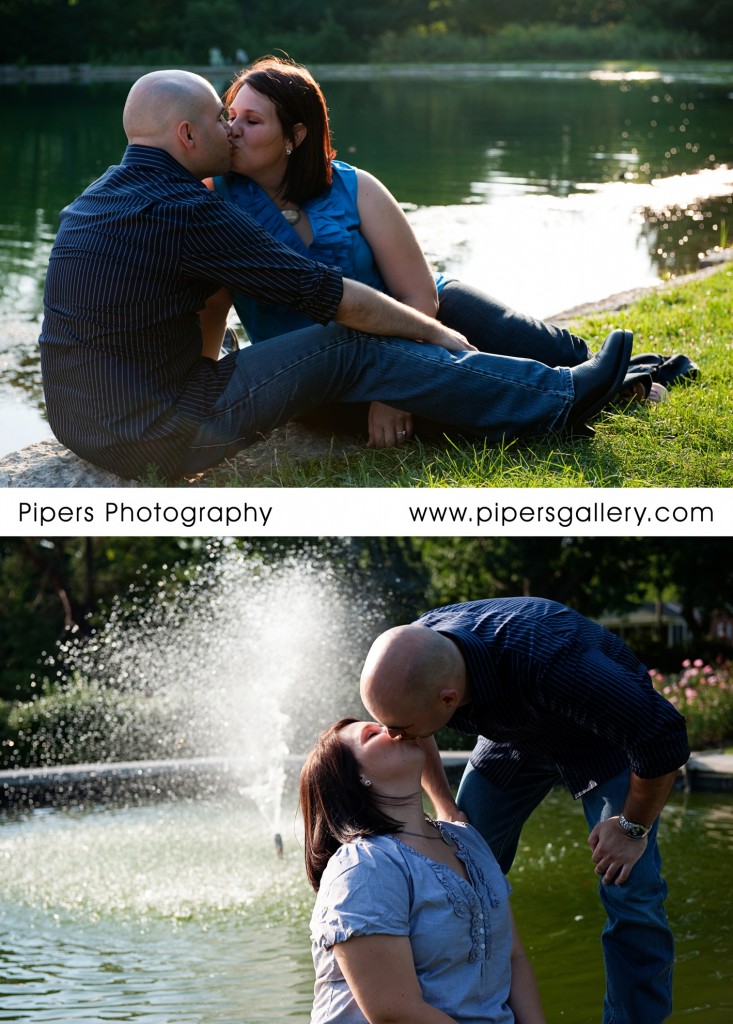 Christy and Rich - engagement session, Park of Roses Columbus, Ohio