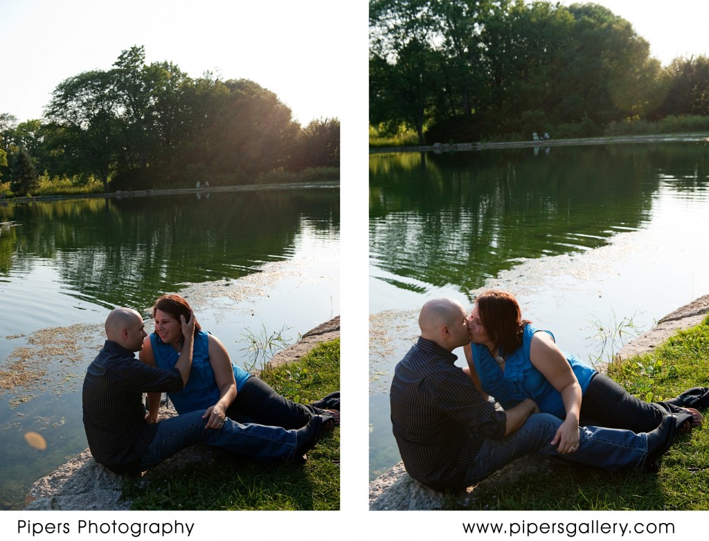 Christy and Rich - engagement session, Park of Roses Columbus, Ohio