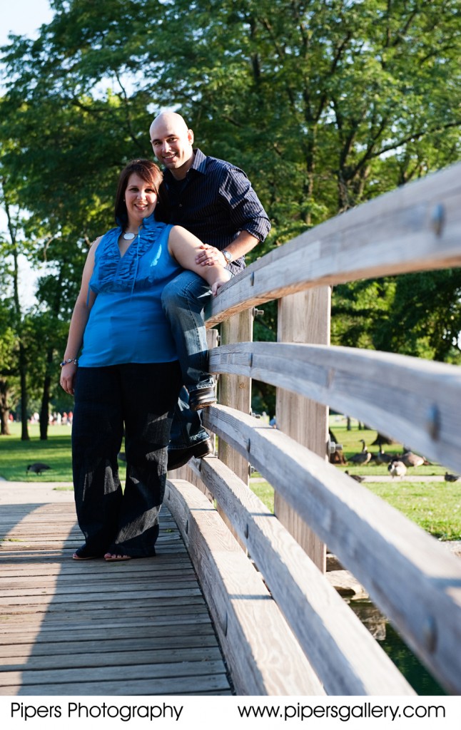 Christy and Rich - engagement session, Park of Roses Columbus, Ohio