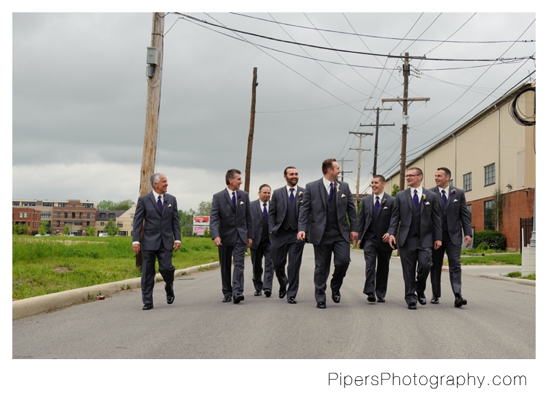 bridal party pictures columbus ohio wedding pipers photography