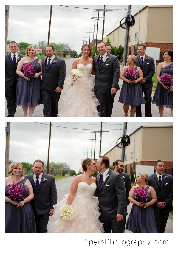 bridal party pictures columbus ohio wedding pipers photography