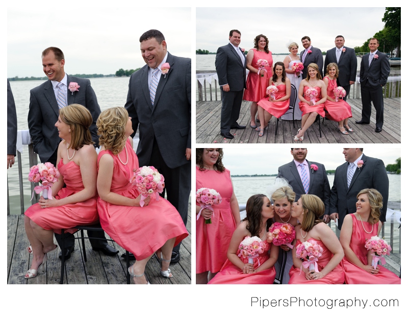 buckeye lake bridal party pictures