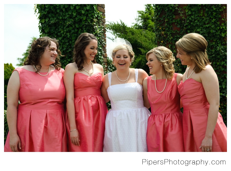 bridal party pictures at buckeye lake 