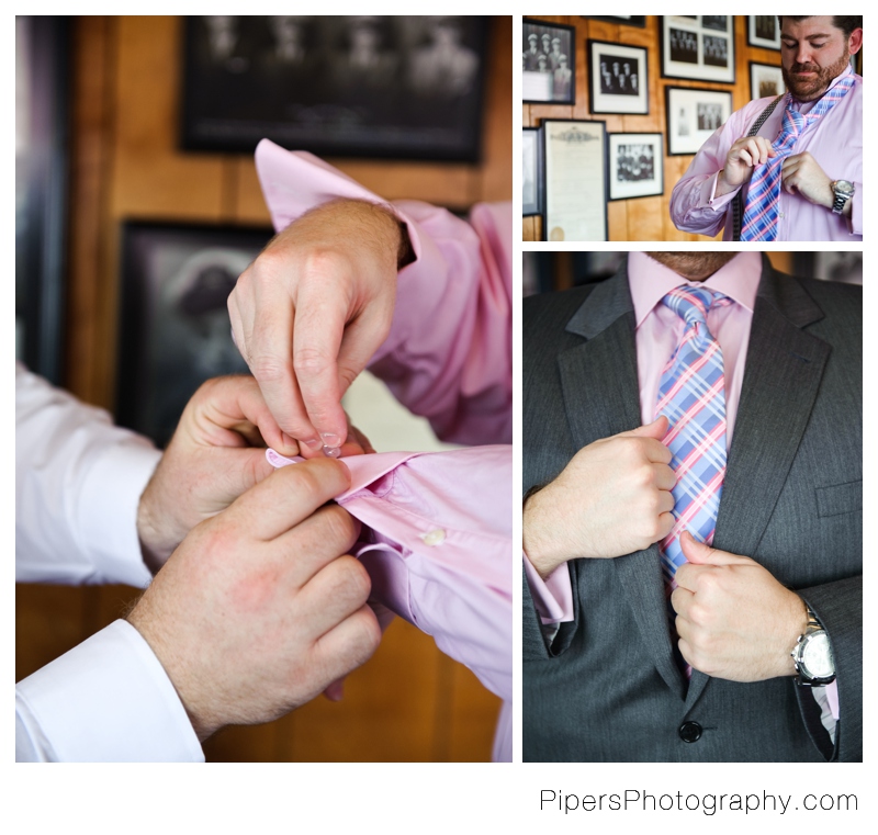 bridal party pictures at buckeye lake groom portraits