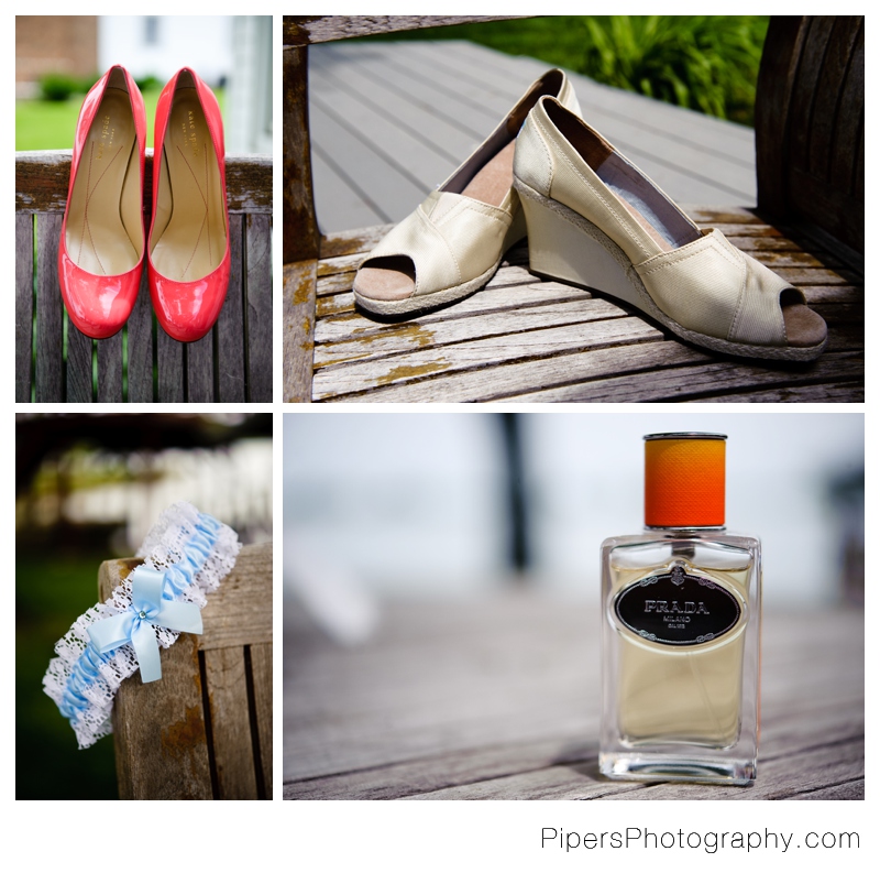 Prada perfume and kate spade shoes for wedding