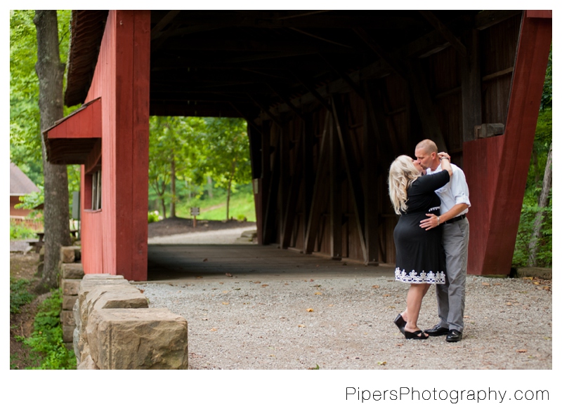 lancaster engagement session alley park engagement session covered bridge