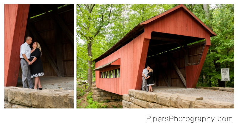 lancaster engagement session alley park engagement session covered bridge