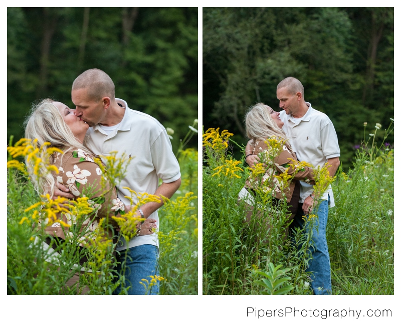 lancaster engagement session alley park engagement session wildflowers 