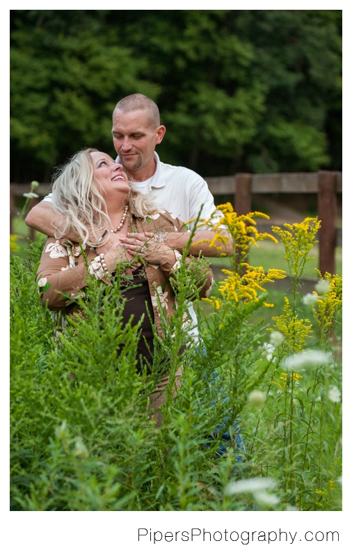 lancaster engagement session alley park engagement session wildflowers 