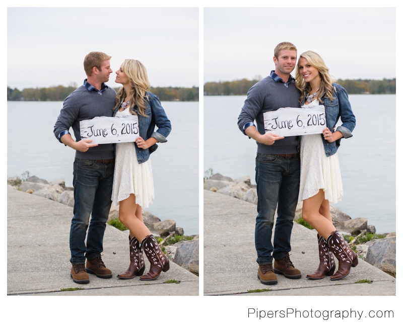 Buckeye Lake Engagement session  Pipers Photography Krista Piper