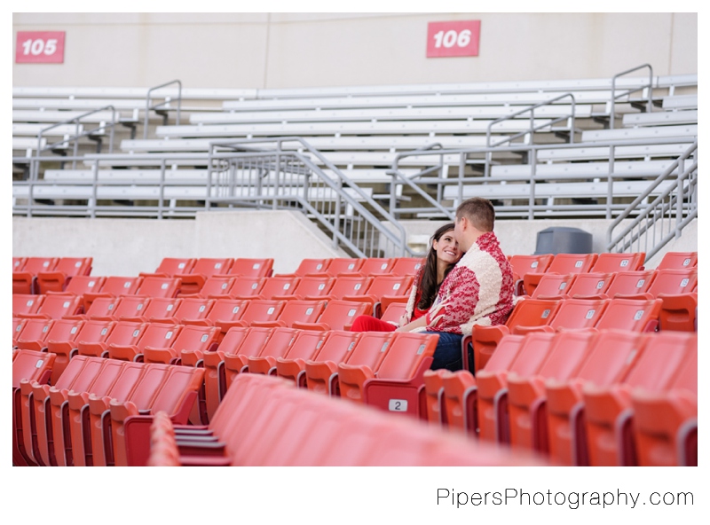 An Ohio State Baseball player and baseball inspired Columbus Engagement session at The Ohio State University by Pipers Photography Krista Piper 