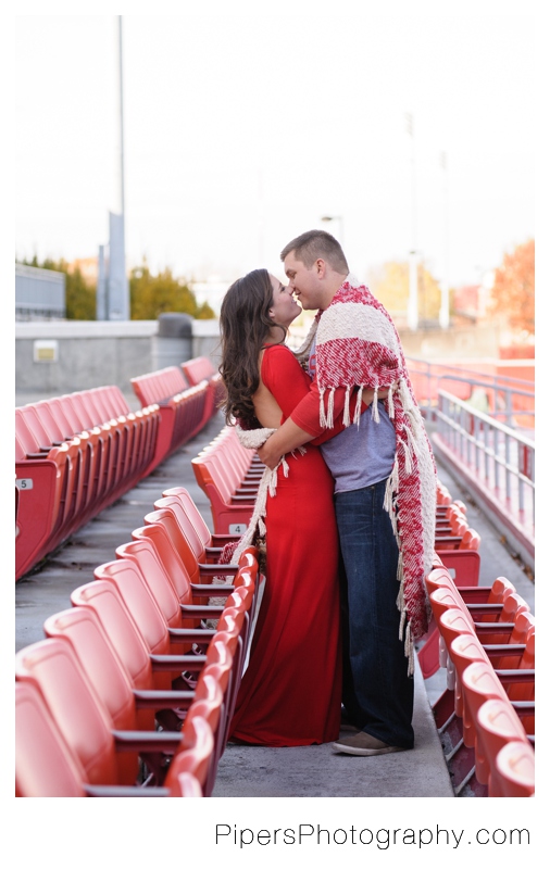 An Ohio State Baseball player and baseball inspired Columbus Engagement session at The Ohio State University by Pipers Photography Krista Piper 