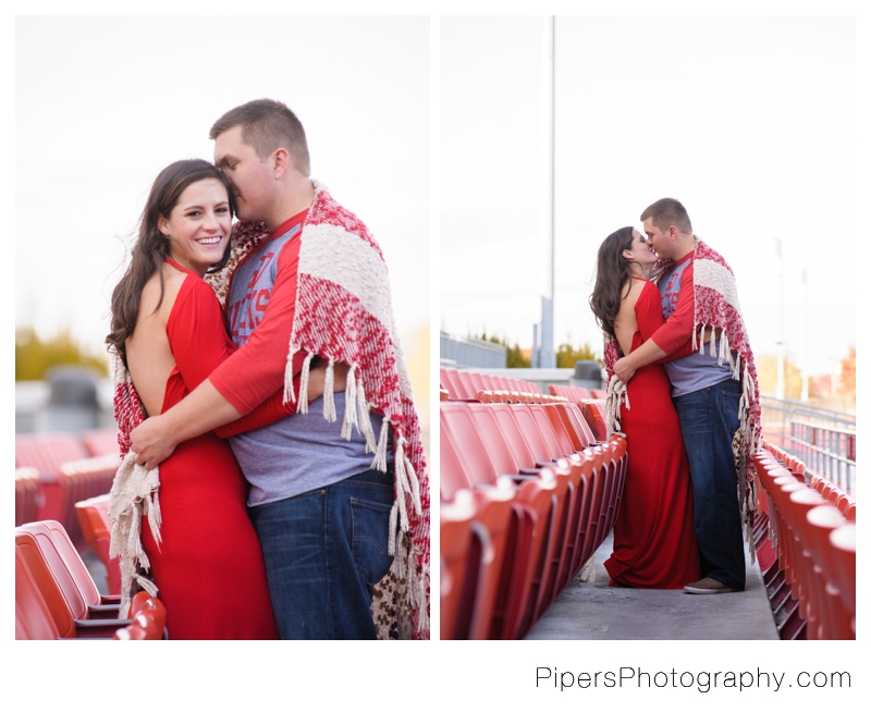 An Ohio State Baseball player and baseball inspired Columbus Engagement session at The Ohio State University by Pipers Photography Krista Piper 