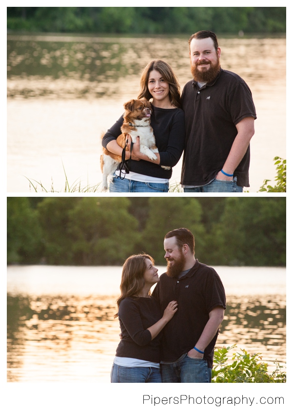 Scioto river engagement session in hilliard ohio pipers photography Krista Piper Ohio engagement photographer
