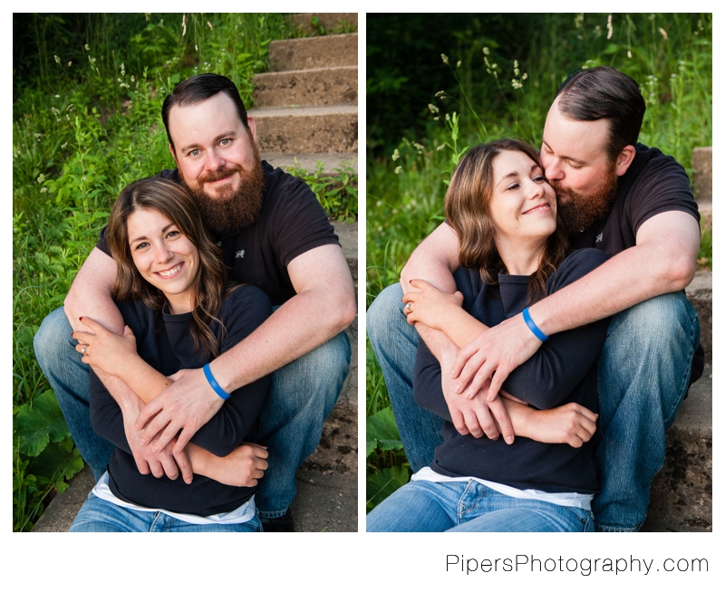 Scioto river engagement session in hilliard ohio pipers photography Krista Piper Ohio engagement photographer
