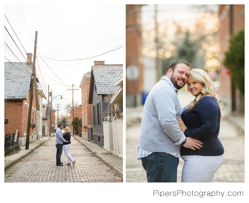 Columbus Ohio Engagement Session German Village engagement photos Pipers Photography Krista Piper 