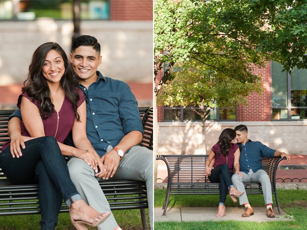 Columbus Ohio Downtown Engagement Session at North Bank Park, McFerson Park and Arch Park by Pipers Photography www.pipersphotography.com