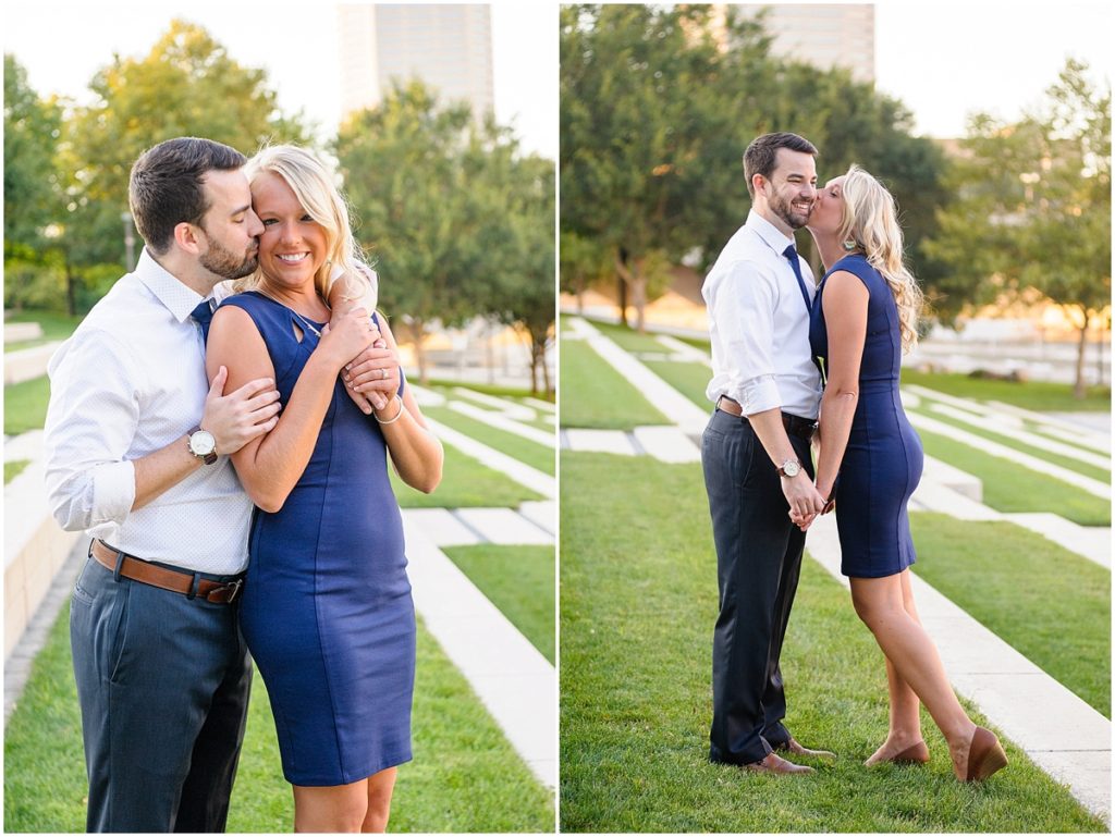 Central Ohio Wedding Photographers - http://www.pipersphotography.com Downtown Columbus Ohio Engagement Session - Scioto Mile Session Summer engagement Cosi Engagement Session