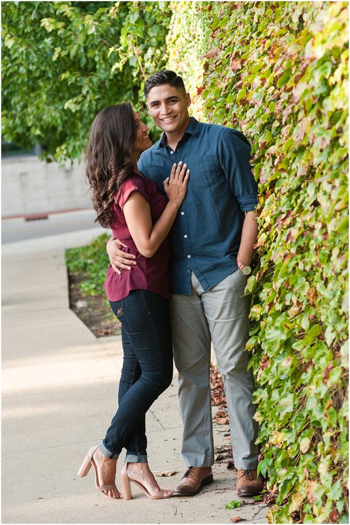 Central Ohio Wedding Photographers - http://www.pipersphotography.com Downtown Columbus Ohio Engagement Session - Scioto Mile Session Summer engagement