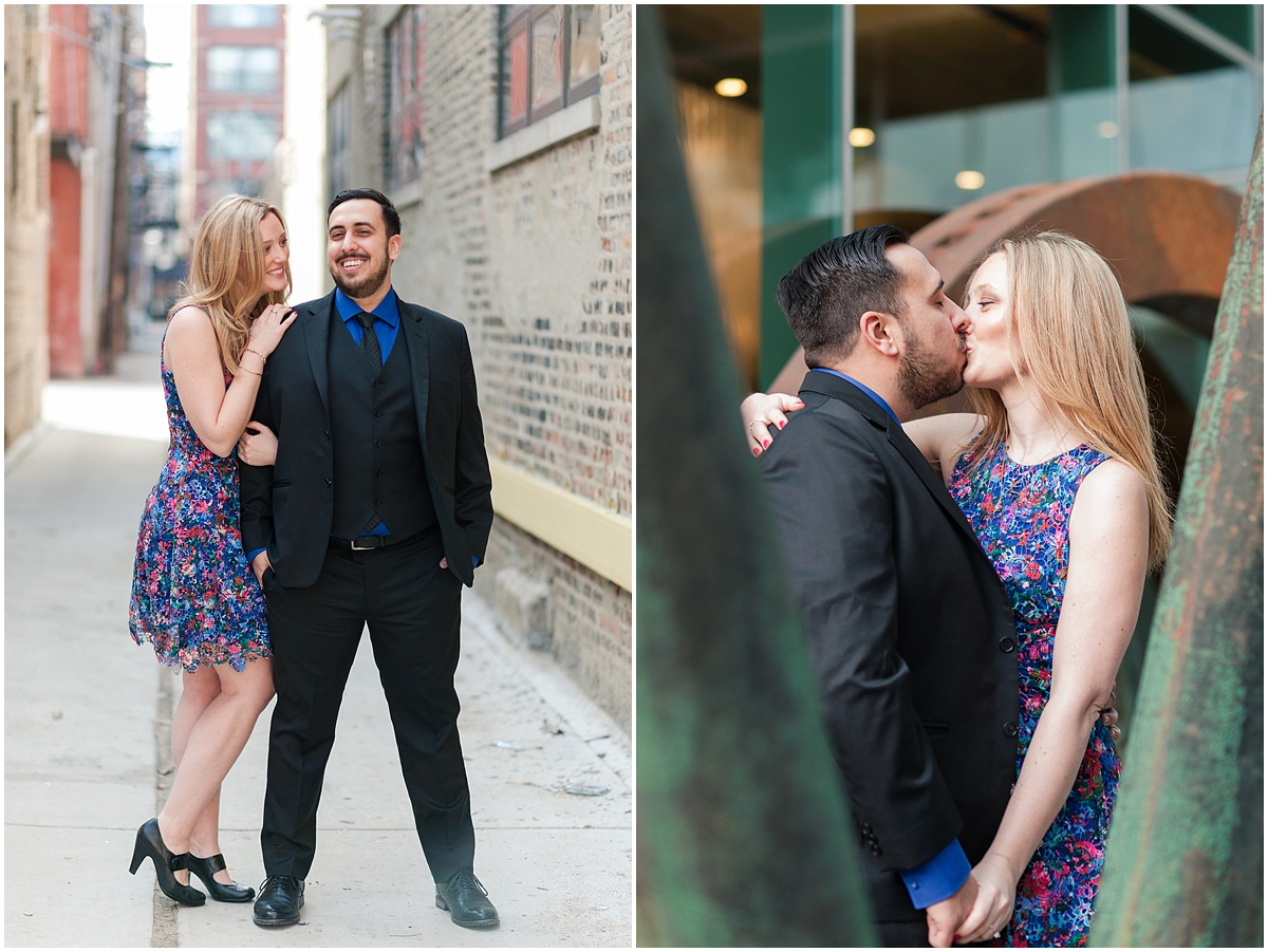 Chicago IL Engagement Photography Session Gold Coast, West Loop and Lincoln Park engagement Session Wooden Bridge by Jeanne Gang Pipers Photography