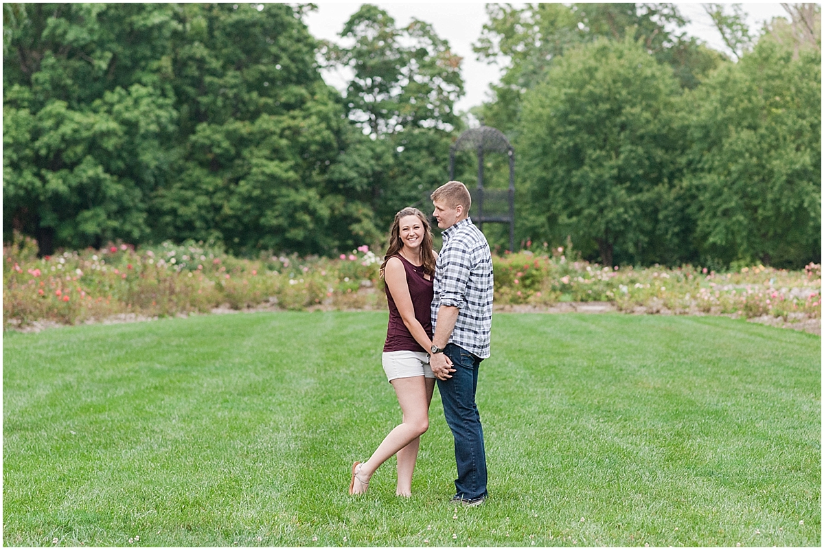 Park of Roses Engagement Session Columbus Ohio Pipers Photography, The Ohio State University Engagement Session Summer engagement session, What to wear 