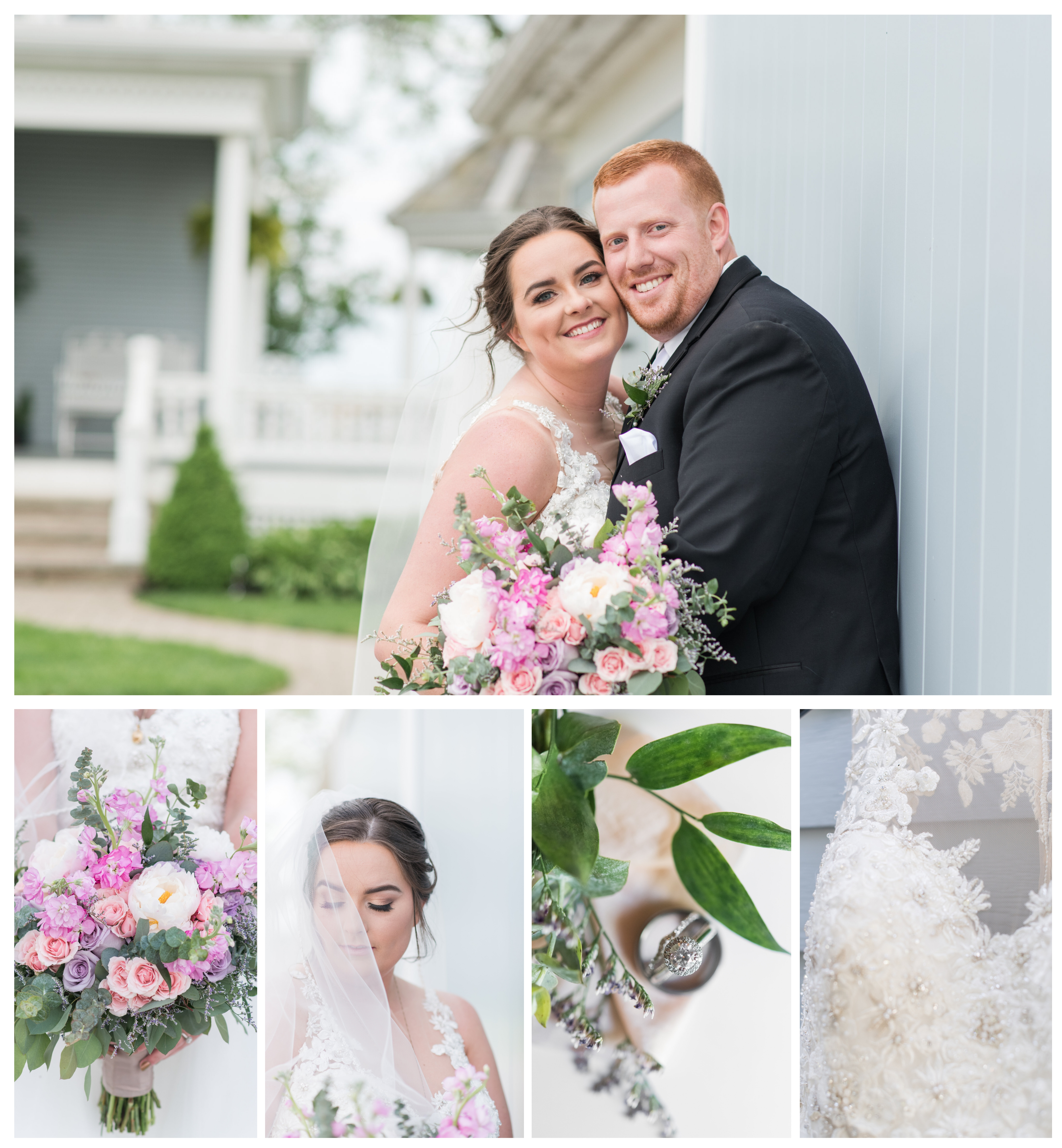 Pretty Prairie Farms wedding day in Urbana OH photographed by Pipers Photography