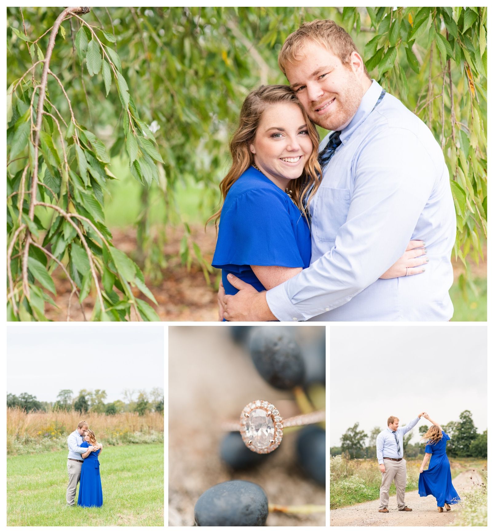 Summer Dawes Arboretum engagement session by Pipers Photography