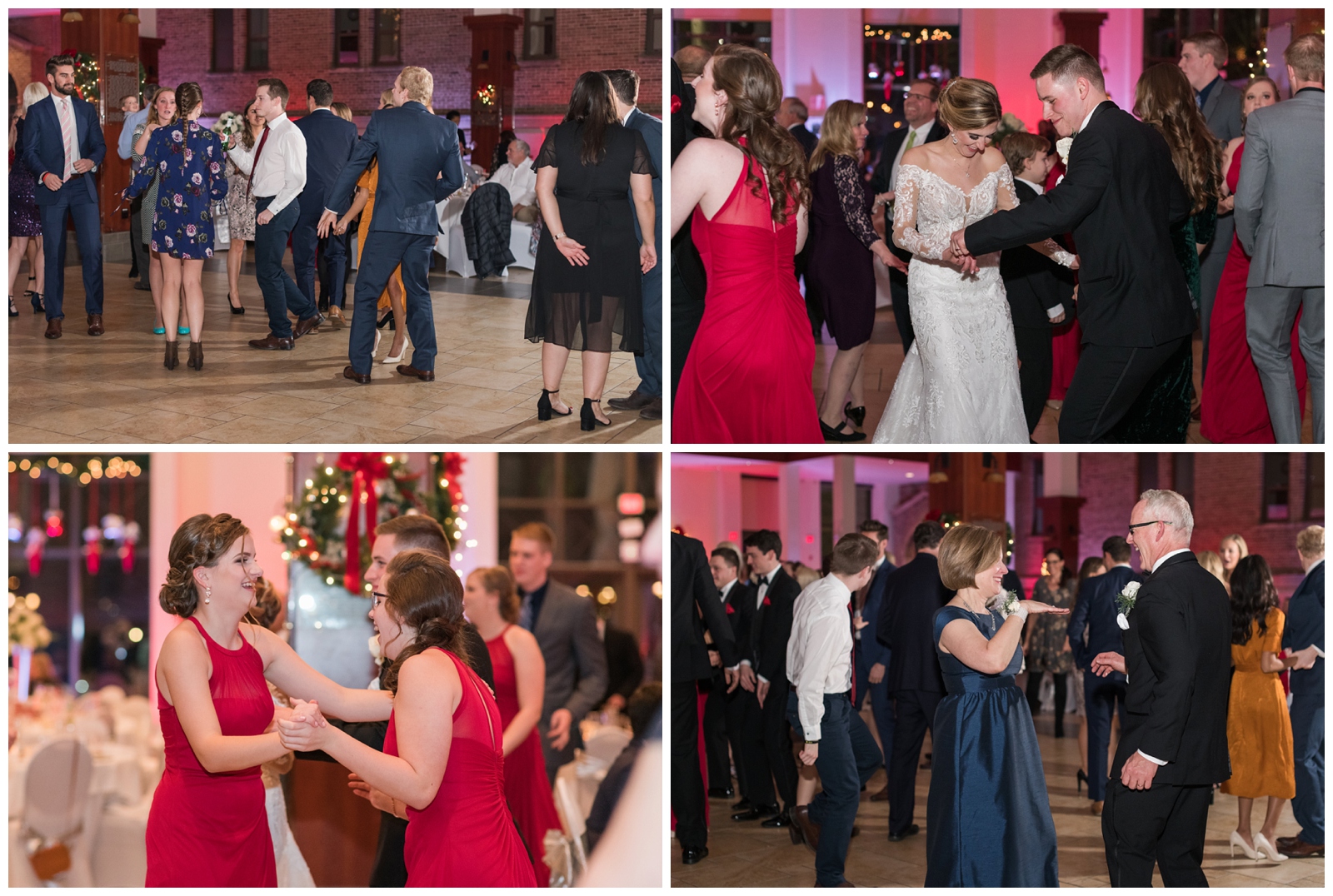 St. Charles Preparatory School wedding reception dancing